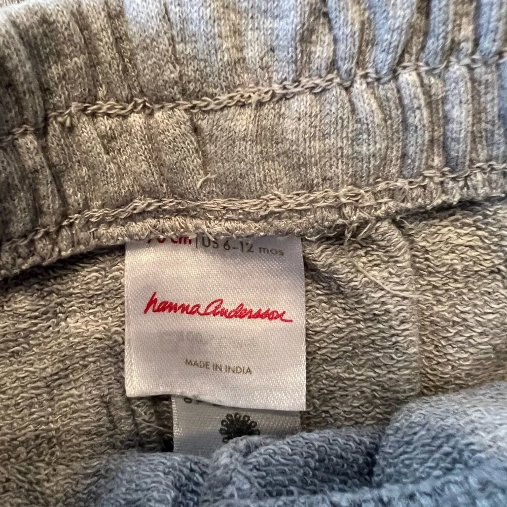 LOT Hanna Andersson French Terry Sweatpants - 6-12 AND 12-18